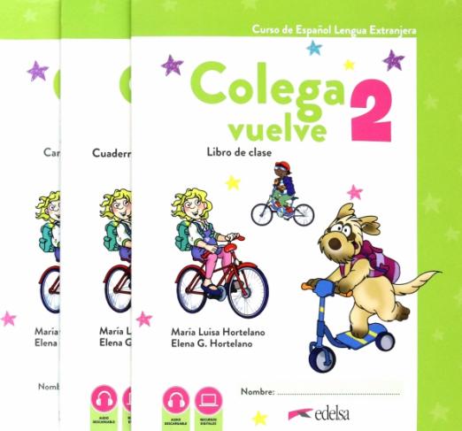 Colega vuelve 2. A1. Pack alumno. Libro, Ejercicios, Carpeta de laminas