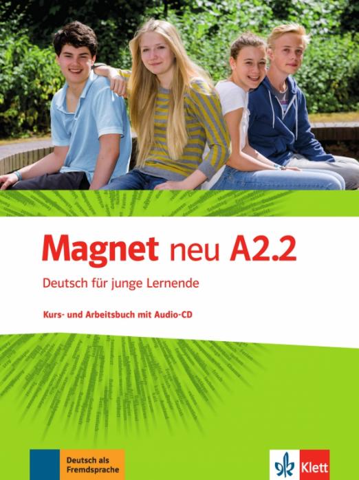Magnet neu A2.2 Kurs- und Arbeitsbuch mit Audio / Учебник + рабочая тетрадь + аудио (часть 2)