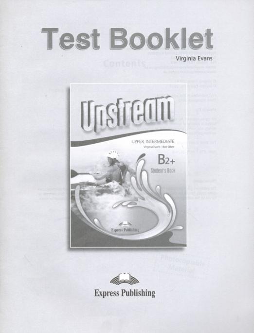 Upstream (3rd Edition) Upper-Intermediate B2+ Test Booklet / Тесты