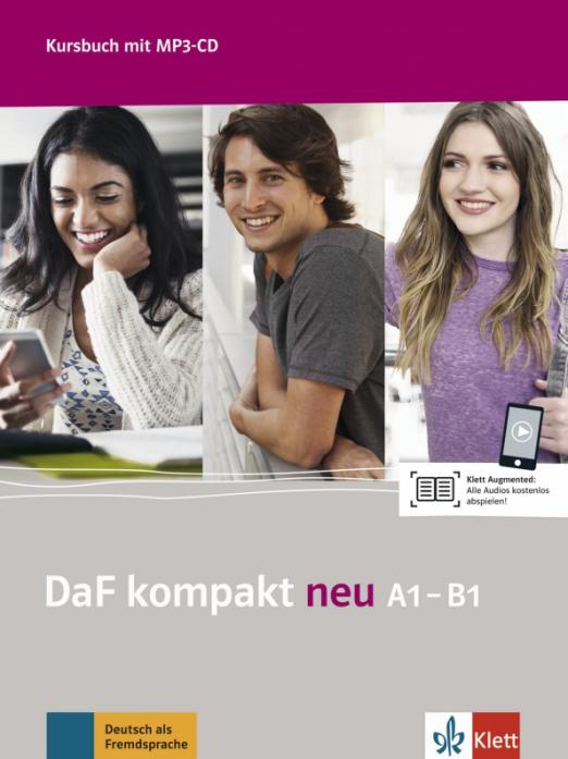 DaF kompakt neu A1-B1 Kursbuch mit MP3-CD / Учебник + Mp3