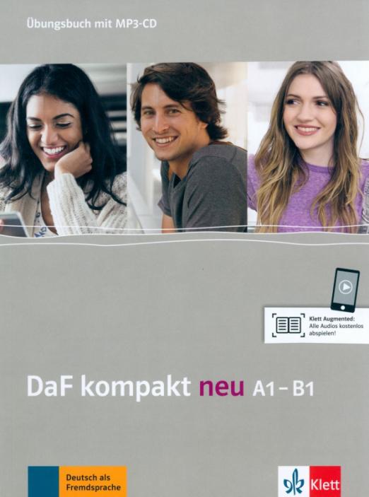 DaF kompakt neu A1-B1 Übungsbuch mit Audios / Рабочая тетрадь + аудио онлайн