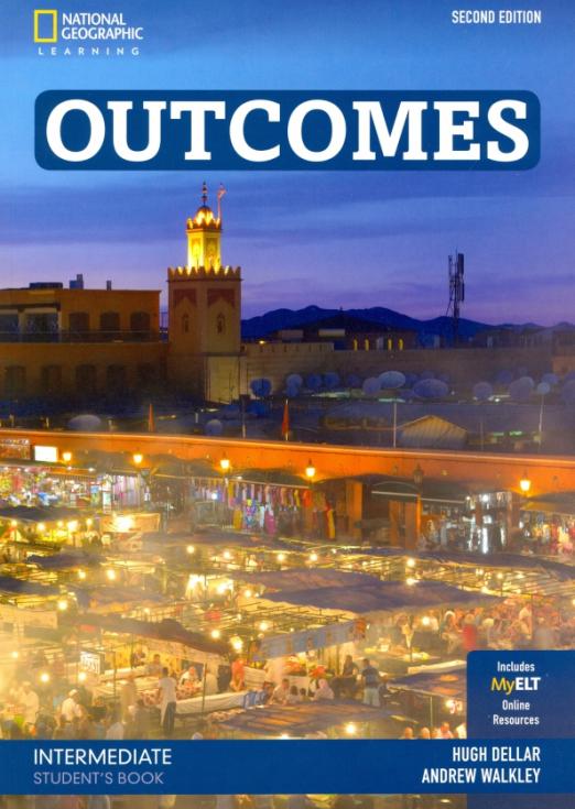 Outcomes (Second Edition) Intermediate Student's Book + Access Code + DVD / Учебник + онлайн код + DVD