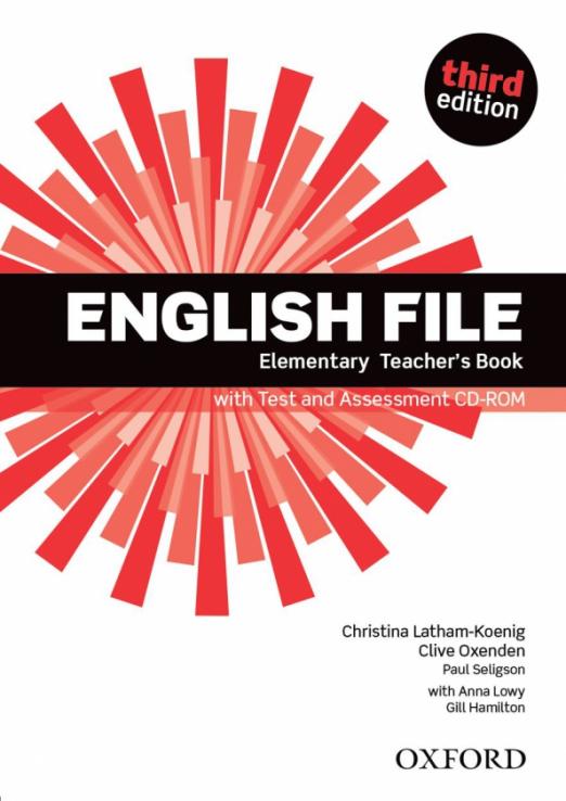Third Edition English File Elementary Teacher's Book + CD-ROM / Книга для учителя