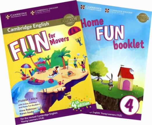 Fun for Movers 4th edition Student's Book + Online Activities + Home Fun Booklet / Учебник + онлайн-практика и буклет