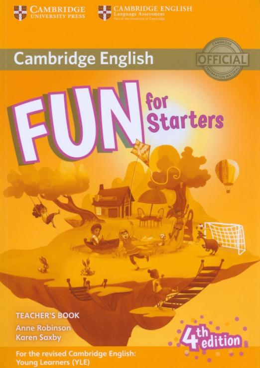 Fun for Starters 4th edition Teachers Book + Downloadable Audio / Книга для учителя с аудио онлайн