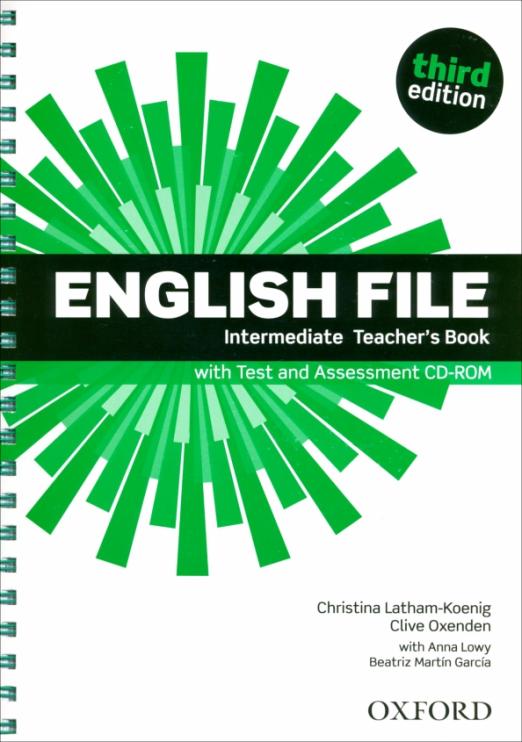 Third Edition English File Intermediate Teacher's Book + CD-Rom / Книга для учителя