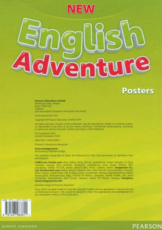 New English Adventure 1 Posters / Постеры