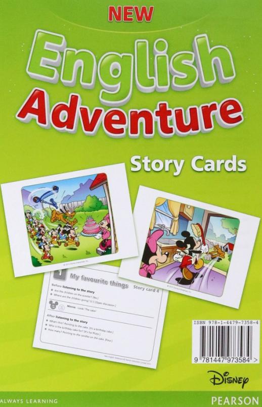 New English Adventure 1 Storycards / Игровые карточки