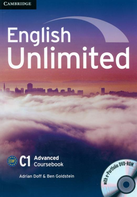 English Unlimited Advanced Coursebook + e-Portfolio DVD / Учебник + DVD