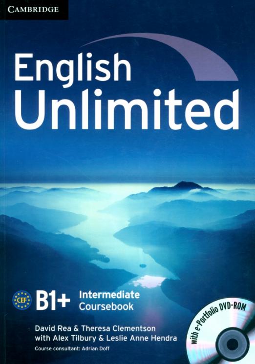 English Unlimited Intermediate Coursebook + e-Portfolio DVD / Учебник + DVD