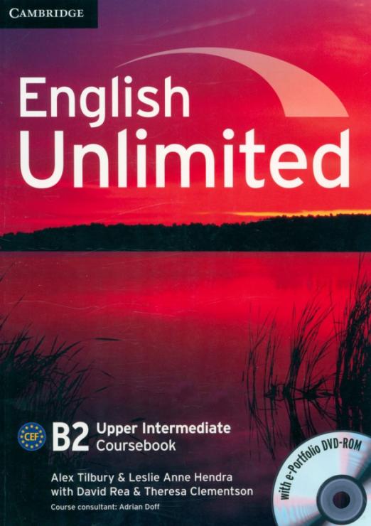 English Unlimited Upper Intermediate Coursebook + e-Portfolio DVD / Учебник + DVD