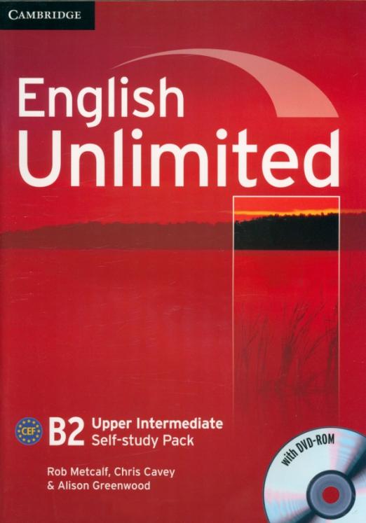 English Unlimited Upper-Intermediate Self-study Pack Workbook + DVD-ROM / Рабочая тетрадь + DVD