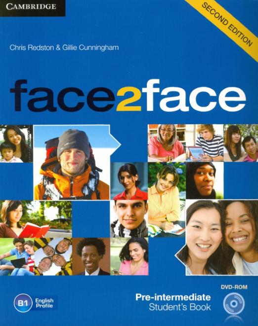 Face2Face (Second Edition) Pre-Intermediate Student`s book + DVD / Учебник + DVD