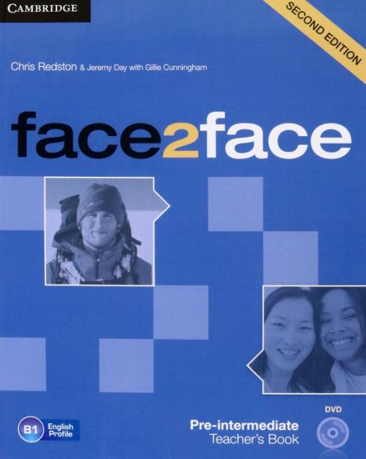 Face2Face (Second Edition) Pre-Intermediate Teacher's Book + DVD / Книга для учителя + DVD