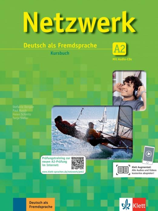 Netzwerk A2 Kursbuch + 2 CDs / Учебник + 2 CD