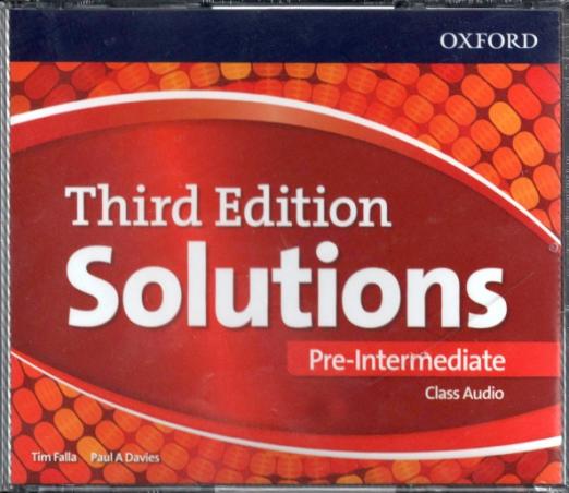 Solutions Third Edition Pre Intermediate Class Audio CDs 3 Аудиодиски