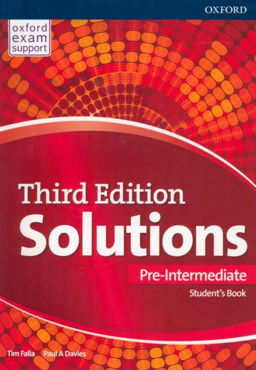 Solutions Third Edition Pre Intermediate Student's Book Учебник