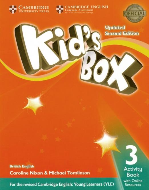 Kid's Box Updated Second Edition 3 Activity Book with Online Resources  Рабочая тетрадь с онлайн кодом