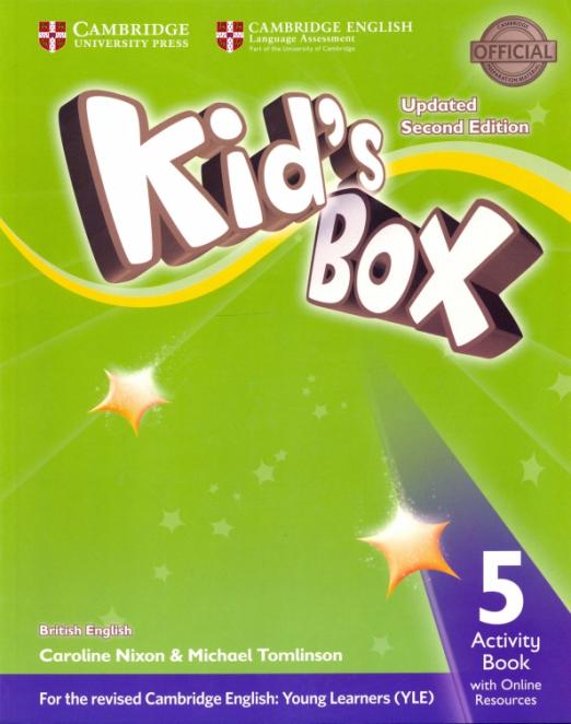 Kid's Box Updated Second Edition 5 Activity Book with Online Resources  Рабочая тетрадь с онлайн кодом
