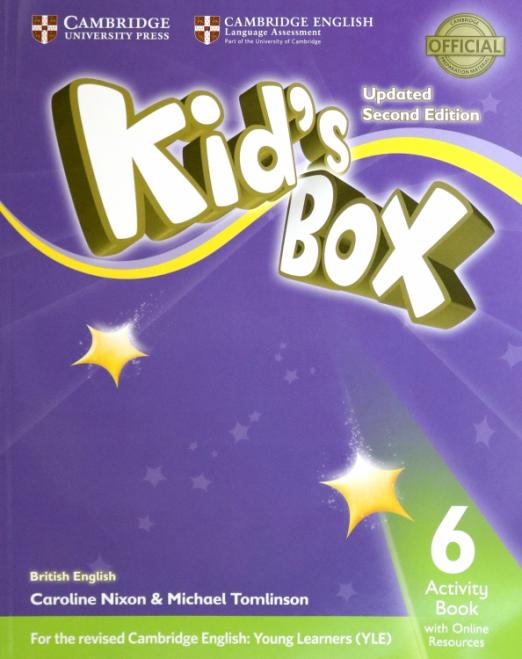 Kid's Box Updated Second Edition 6 Activity Book with Online Resources  Рабочая тетрадь с онлайн кодом