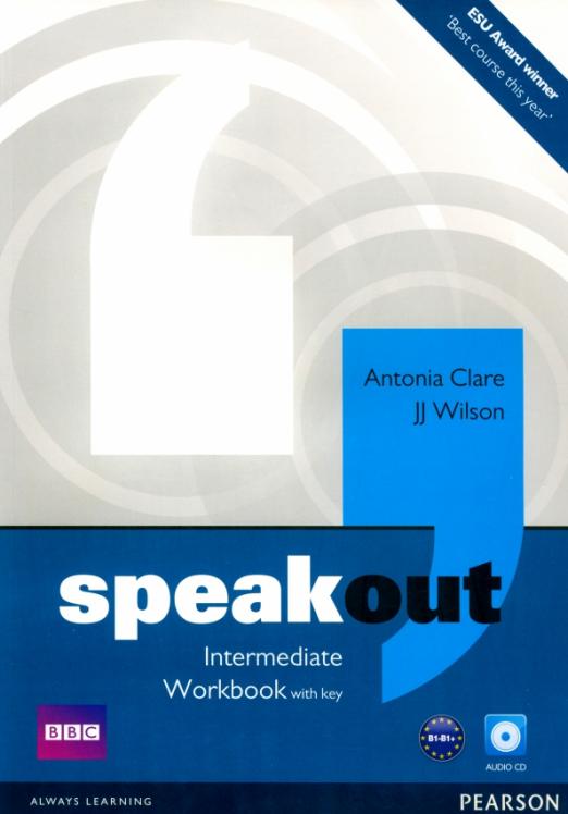 Speakout 1st edition Intermediate Workbook with key and CD  Рабочая тетрадь с ответами и CD