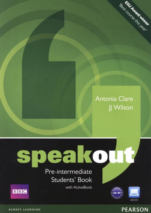 Speakout 1st Edition PreIntermediate Students Book with DVD  ActiveBook  Учебник с электронной версией и DVD