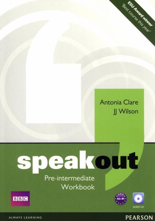 Speakout 1st edition Pre Intermediate Workbook without key with CD  Рабочая тетрадь без ответов  CD