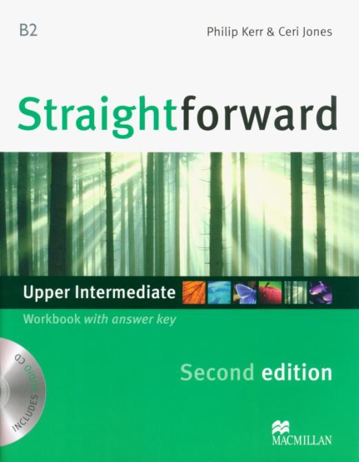 Straightforward (Second Edition) Upper-Intermediate Workbook + Key / Рабочая тетрадь + ответы
