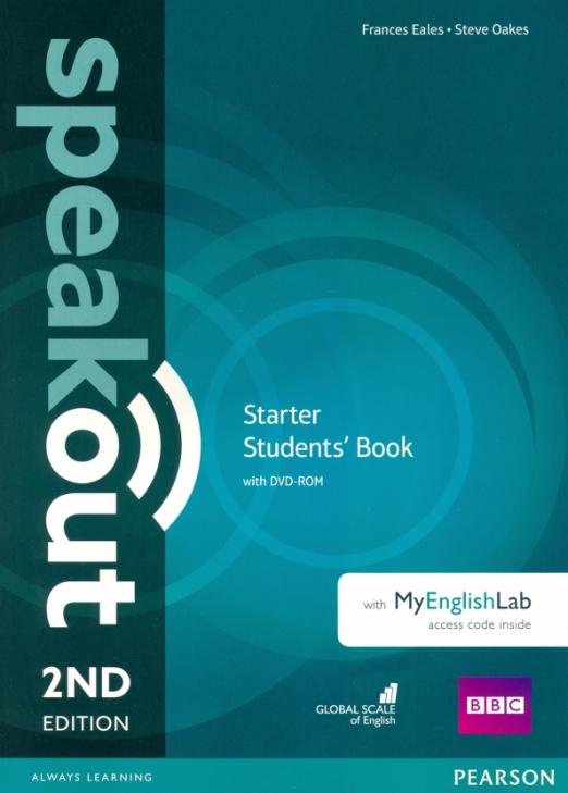 Speakout 2nd edition Starter Students' Book with MyEnglishLab and DVD  Учебник c онлайн кодом и DVD