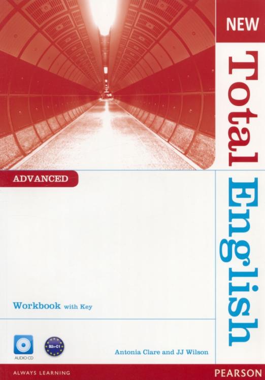 New Total English Advanced Workbook+  Key + CD / Рабочая тетрадь + ответы + CD