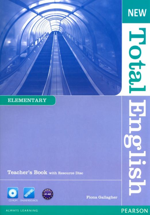 New Total English Elementary Teacher's Book + Resource Disc / Книга для учителя + CD