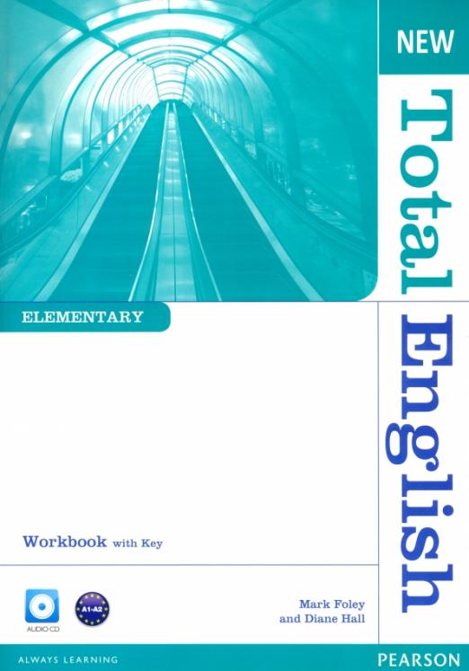 New Total English Elementary Workbook+ Key + CD / Рабочая тетрадь + ответы + CD