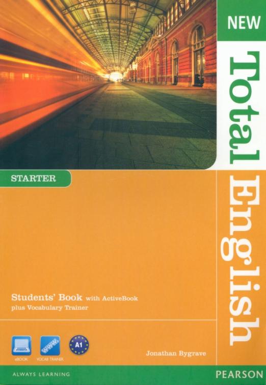 New Total English Starter Students' Book with Active Book + DVD / Учебник + электронная версия + DVD