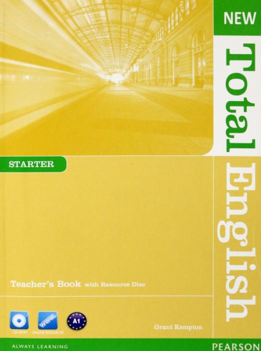 New Total English Starter Teacher's Book + Resource Disc / Книга для учителя + CD