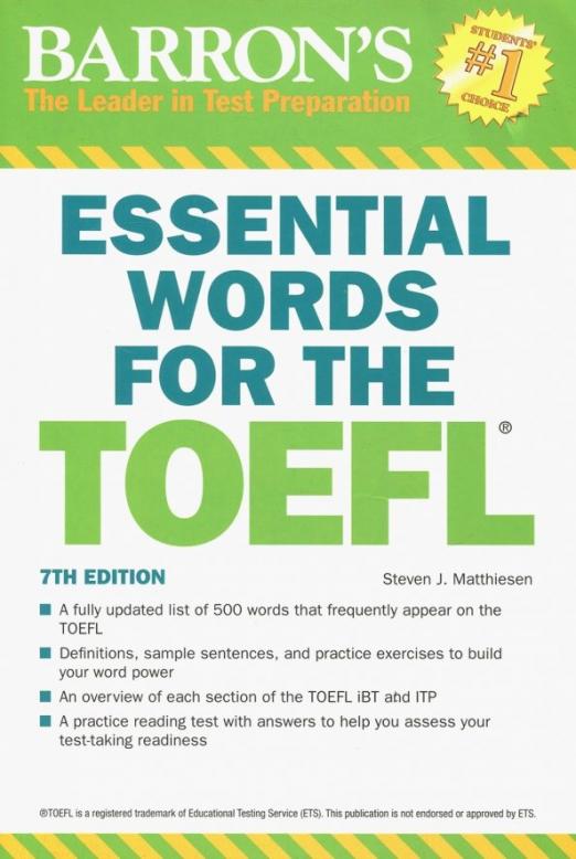 Essential Words for the TOEFL (7th Edition)