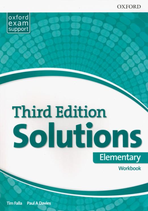 Solutions Third Edition Elementary Workbook Рабочая тетрадь