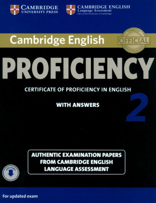 Cambridge English Proficiency 2 + Answers + Audio / Тесты + ответы + онлайн-аудио