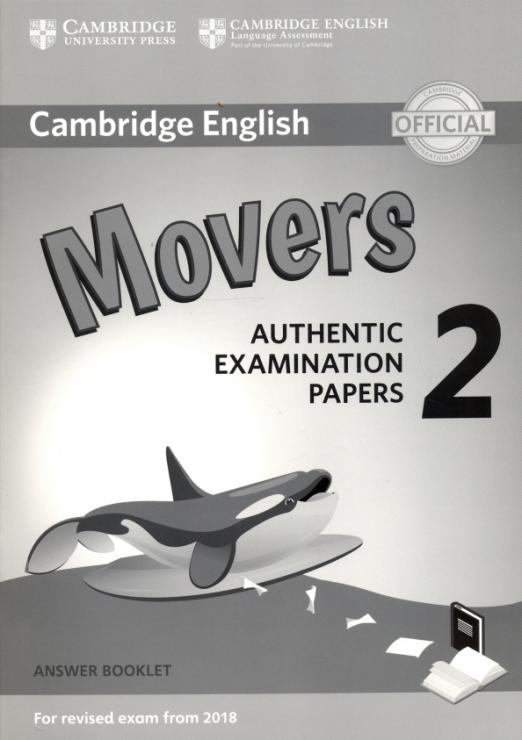 Movers 2 Authentic Examination Papers Answer Booklet Ответы