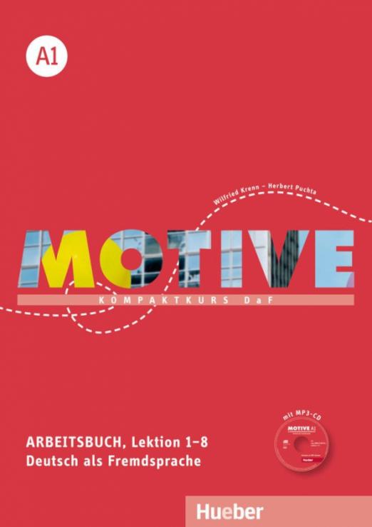 Motive A1. Arbeitsbuch, Lektion 1–8 mit MP3-Audio-CD / Рабочая тетрадь Лекции 1-8 + CD