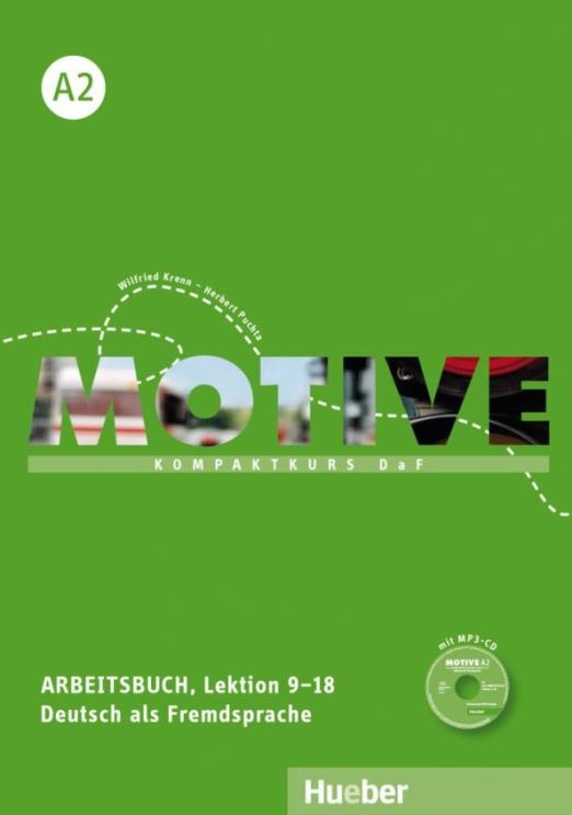 Motive A2. Arbeitsbuch, Lektion 9–18 mit MP3-Audio-CD / Рабочая тетрадь  Лекции 9-18 + CD