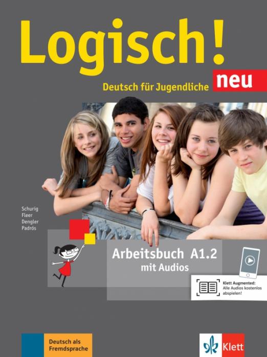 Logisch! neu A1.2 Arbeitsbuch mit Audios / Рабочая тетрадь + аудио