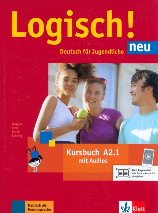 Logisch! neu A2.1 Kursbuch mit Audios / Учебник + аудио