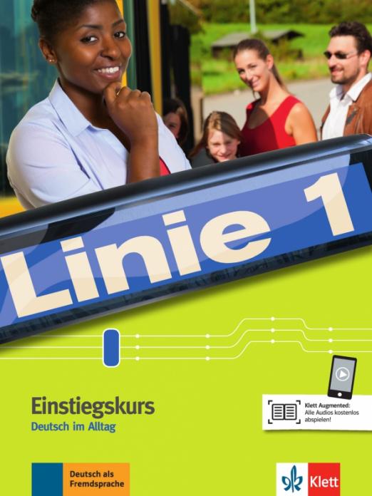 Linie 1 Einstiegskurs Kurs- und Übungsbuch mit Audios / Учебник + рабочая тетрадь + аудио