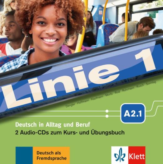 Linie 1 A2.1 2 Audio-CDs zum Kurs- und Übungsbuch / Аудиодиски к учебнику и рабочей тетради Часть 2