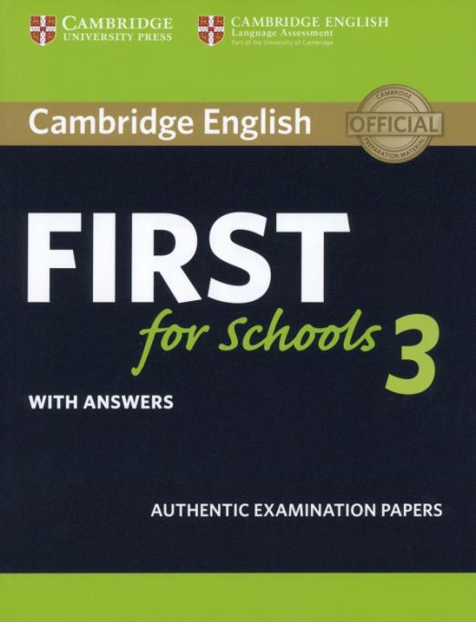 Cambridge English First for Schools 3 + Answers / Тесты + ответы