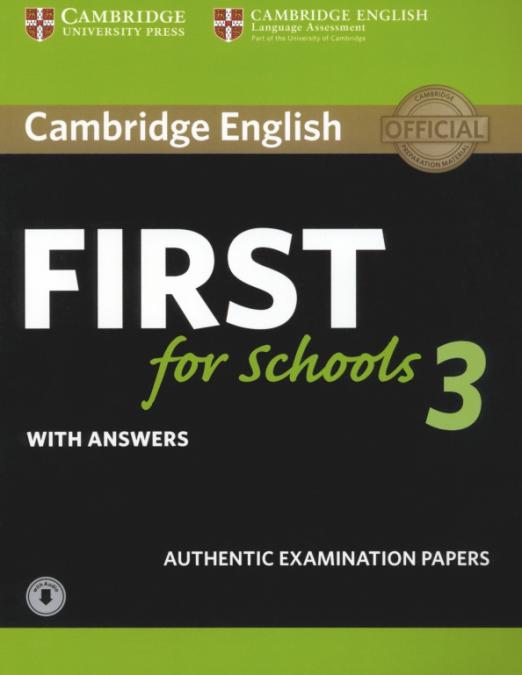 Cambridge English First for Schools 3 + Answers + Audio / Тесты + ответы + онлайн-аудио