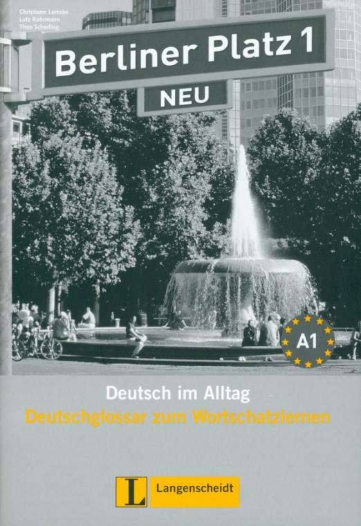 Berliner Platz 1 NEU A1  Deutschglossar zum Wortschatzlernen / Глоссарий