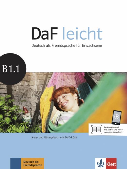 DaF leicht B1.1 Kurs- und Übungsbuch mit DVD-ROM / Учебник + рабочая тетрадь + DVD