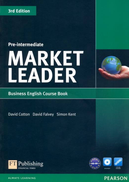 Market Leader (3rd Edition) Pre-Intermediate Coursebook + DVD / Учебник + DVD