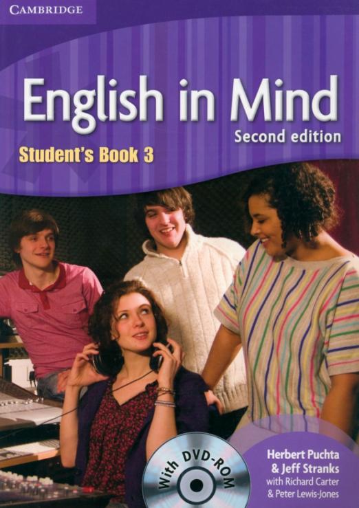 English in Mind Second Edition 3 Student's Book  DVDROM  Учебник  DVD